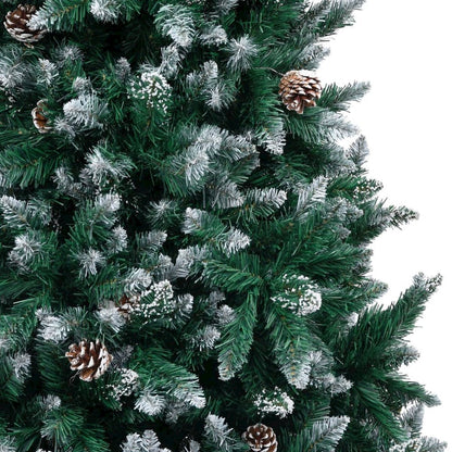 Christmas Tree Green and white PVC, steel Large Decorative Inlays