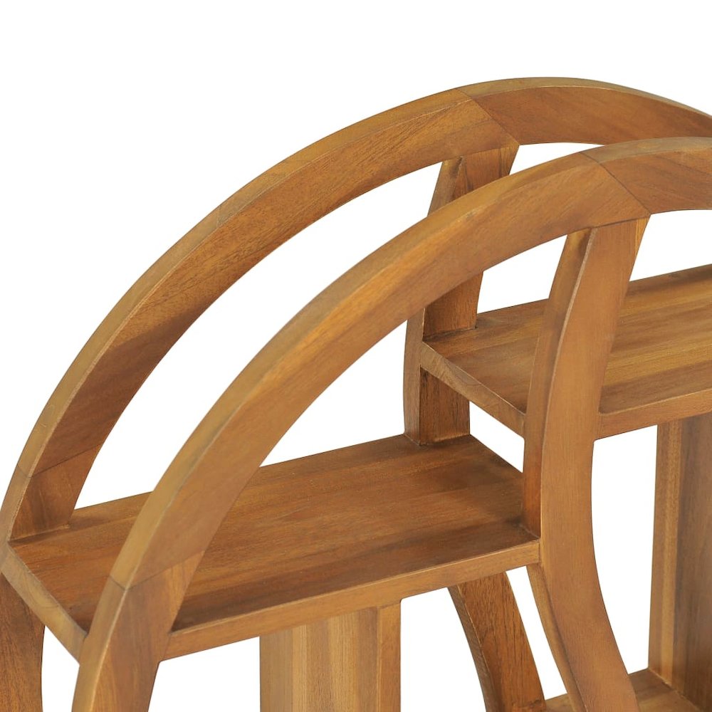 Wall Shelf Natural Teak Solid Teak Wood Medium Decorative Inlays