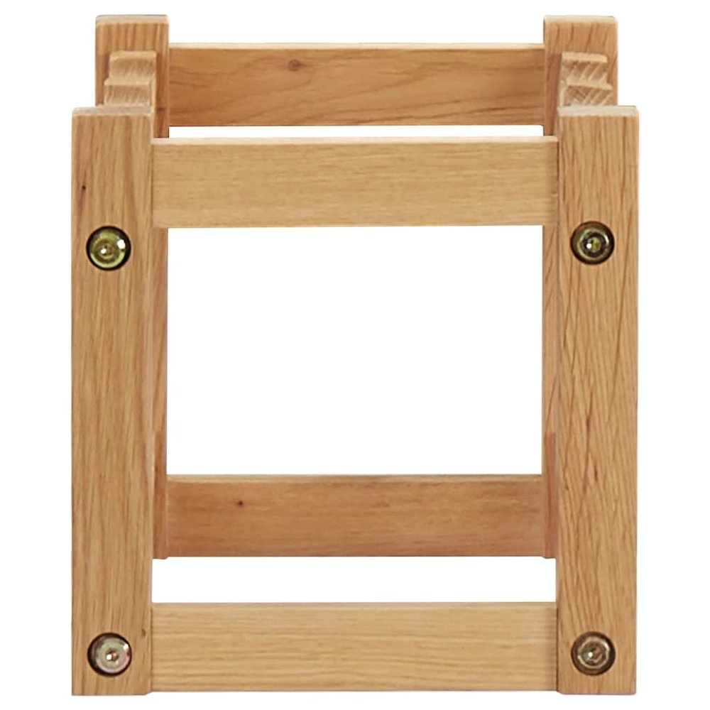 vidaXL Wine Rack for 6 Bottles 14.6"x8.3"x8.3" Solid Oak Wood, 289201