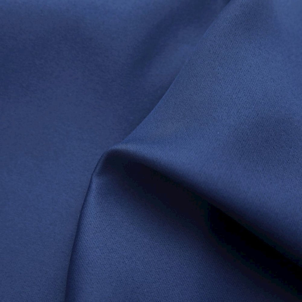 vidaXL Blackout Curtains with Rings 2 pcs Navy Blue 54"x95" Fabric, 134863