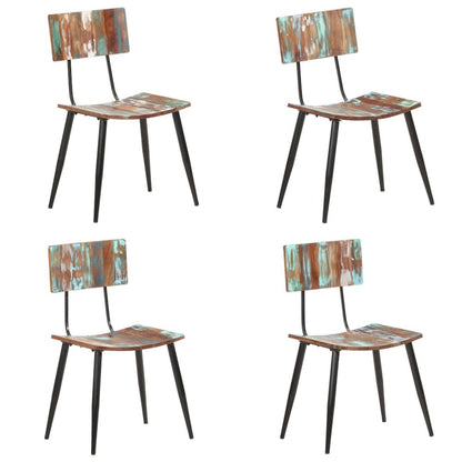 Dining Chair Set of 4 Multicolors