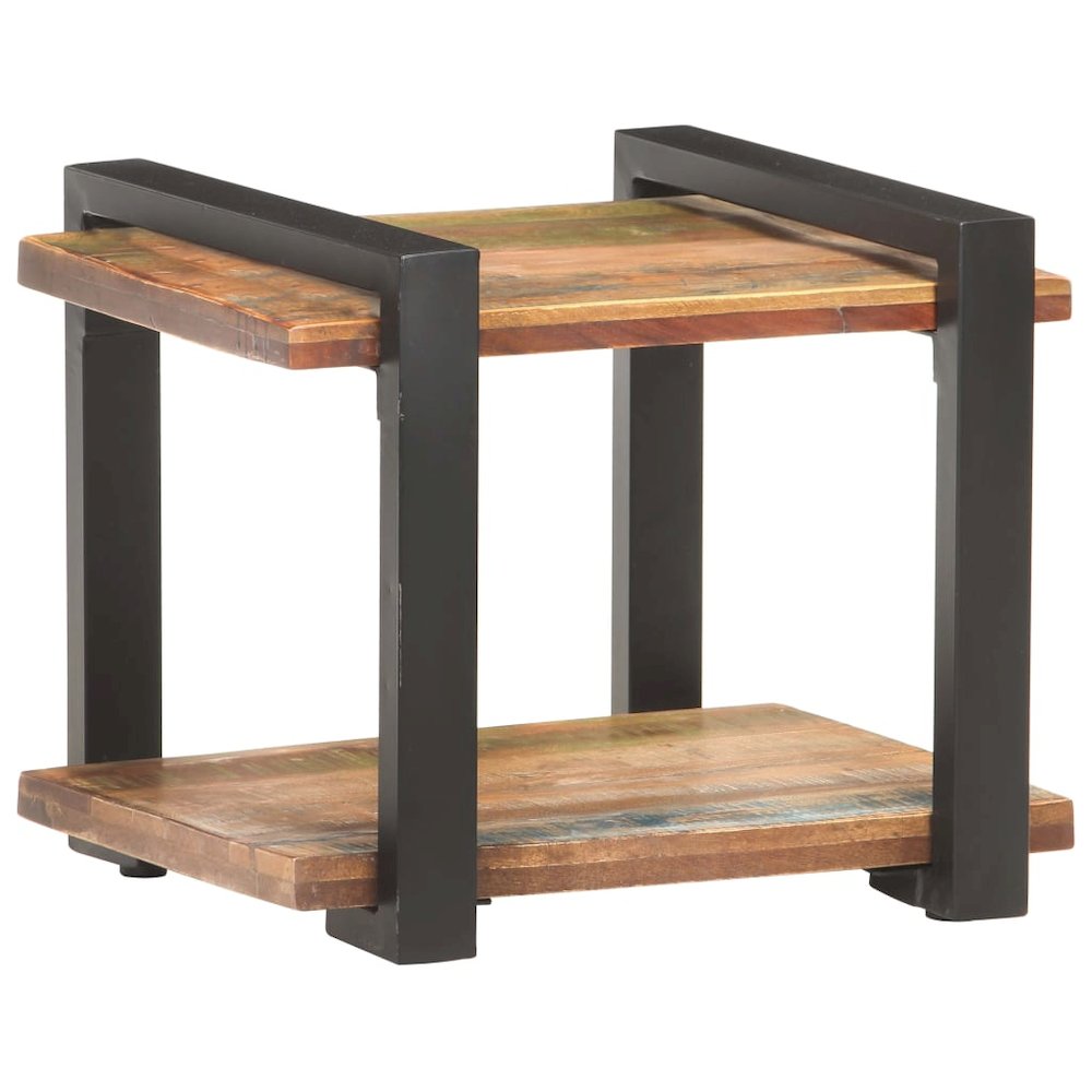 Bedside Cabinet Multicolor Solid reclaimed wood Bedside Cabinet