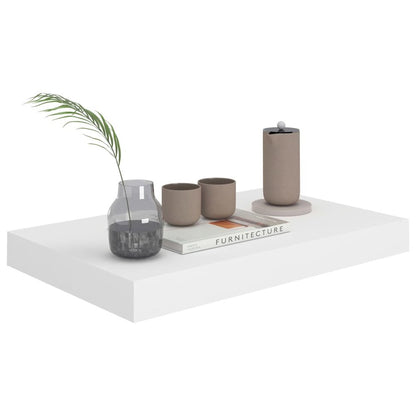 Wall Shelf White Honeycomb MDF and metal Small Wall mounting