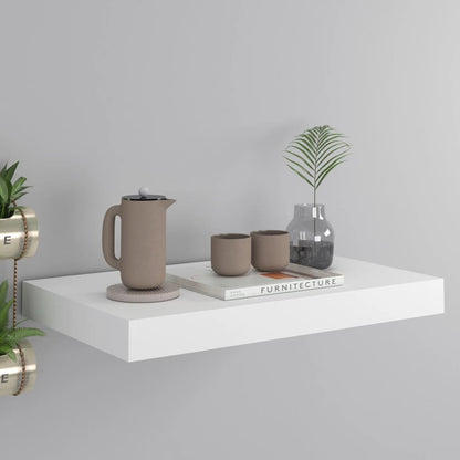 Wall Shelf White Honeycomb MDF and metal Small Wall mounting