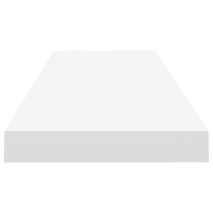 Wall Shelf White Honeycomb MDF 35.4 x 9.3 x 1.5 in Wall mounting