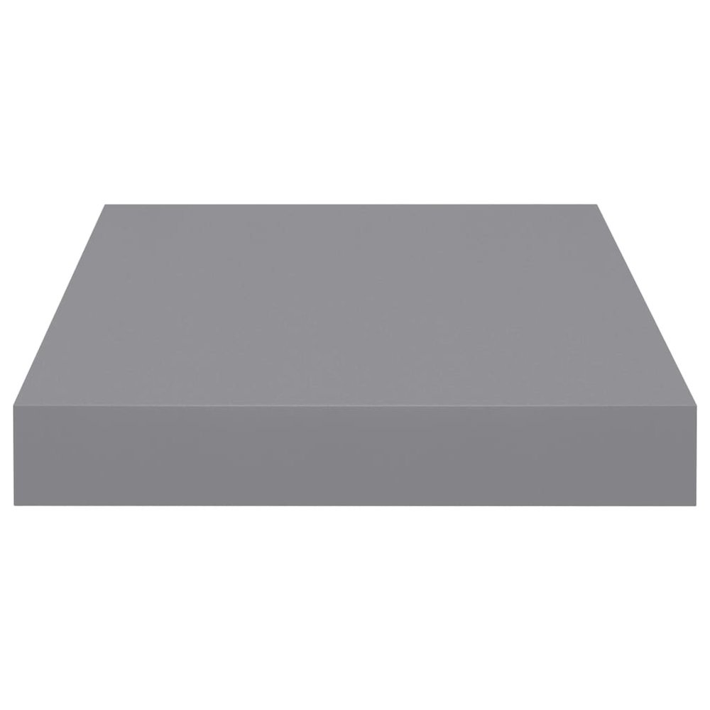 Wall Shelf Grey Honeycomb MDF, Metal 9.1 x 9.3 x 1.5 in