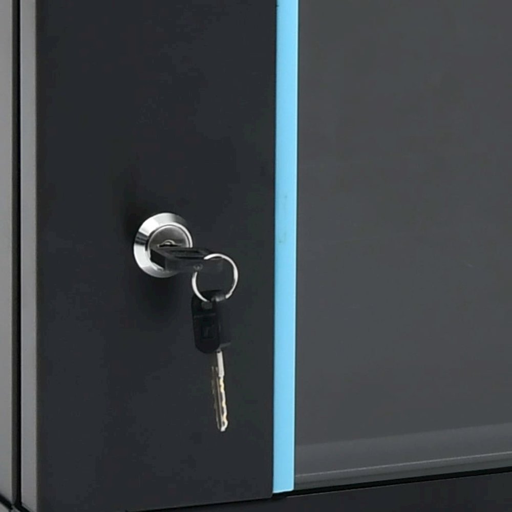 12U Wall Mounted Network Cabinet 19" IP20 23.6"x23.6"x25.2"