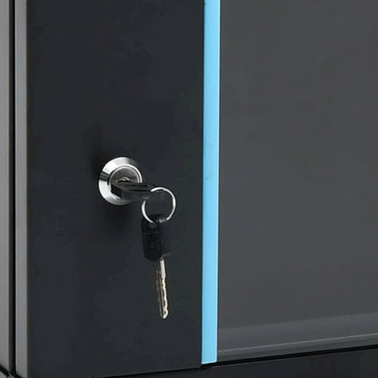 12U Wall Mounted Network Cabinet 19" IP20 23.6"x23.6"x25.2"