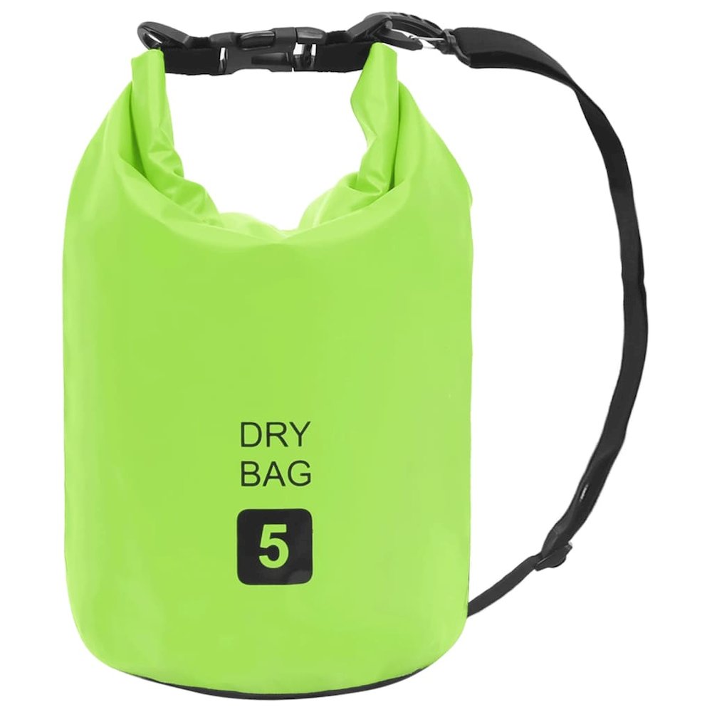 vidaXL Dry Bag Green 1.3 gal PVC 2779