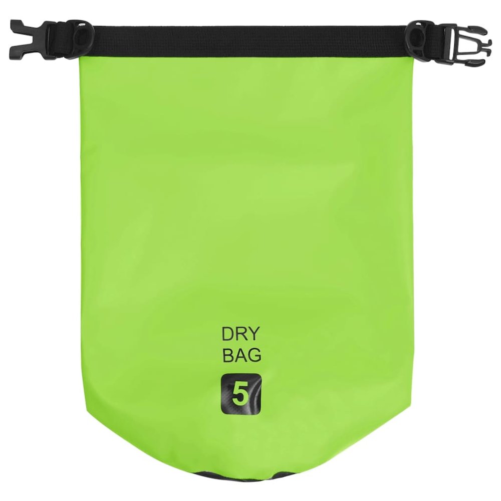 vidaXL Dry Bag Green 1.3 gal PVC 2779