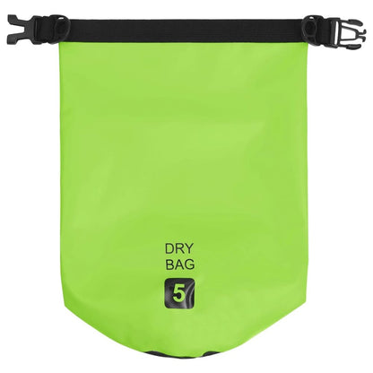 vidaXL Dry Bag Green 1.3 gal PVC 2779