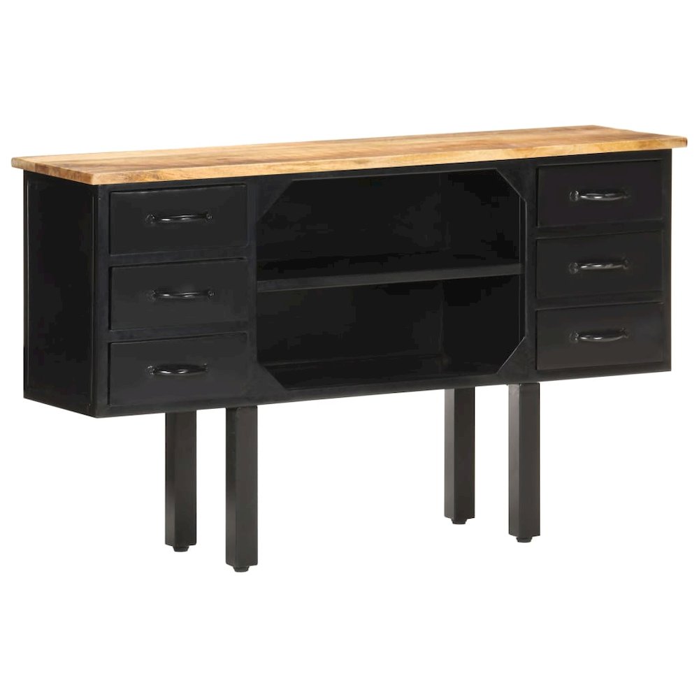 Sideboard Rough Mango Wood Solid Rough Mango Wood Medium