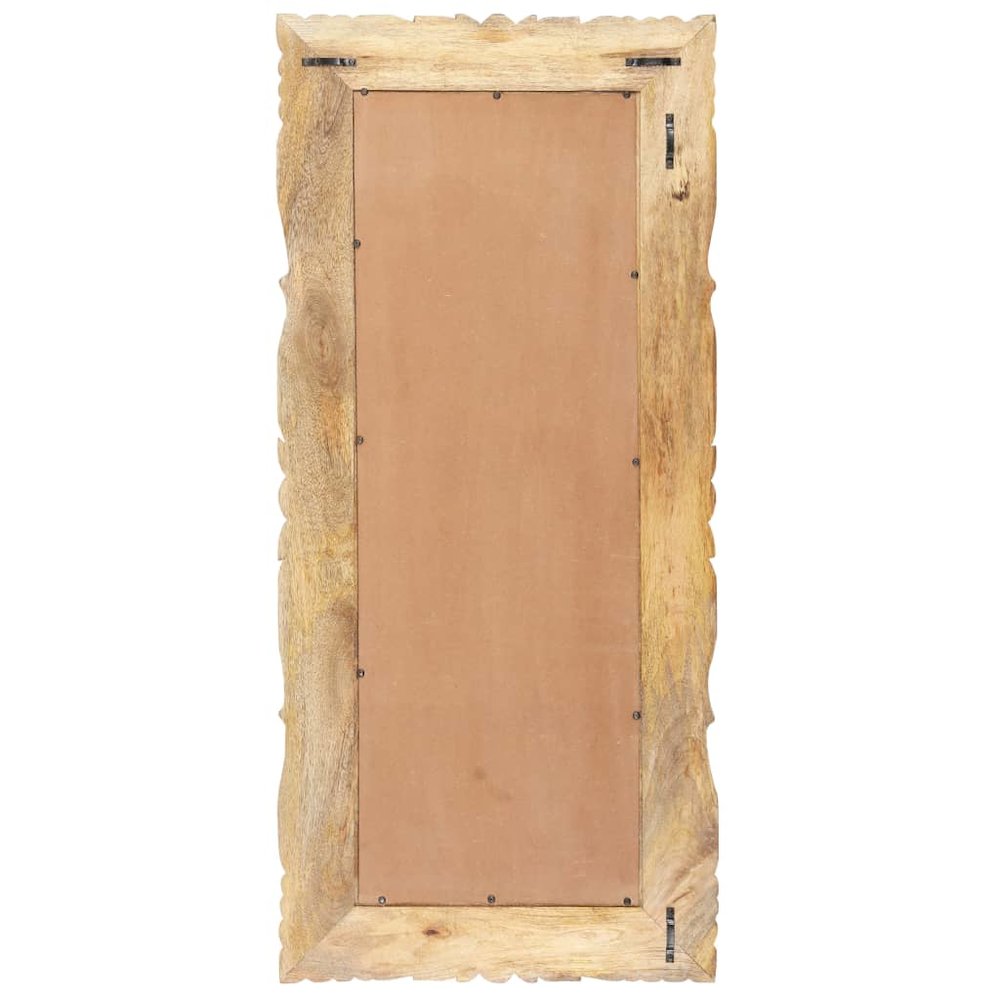 Mirror Natural wood Solid mango wood 43.3x19.7 in