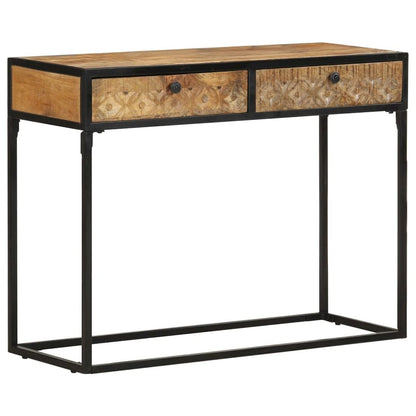 Console Table Natural brown, Black