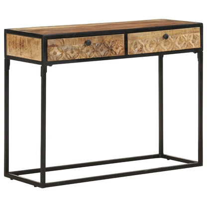 Console Table Natural brown, Black