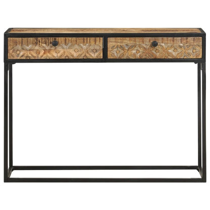 Console Table Natural brown, Black