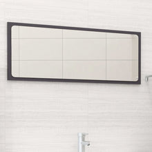 Mirror Grey Engineered wood, acrylic 35 x 14 in Mirror