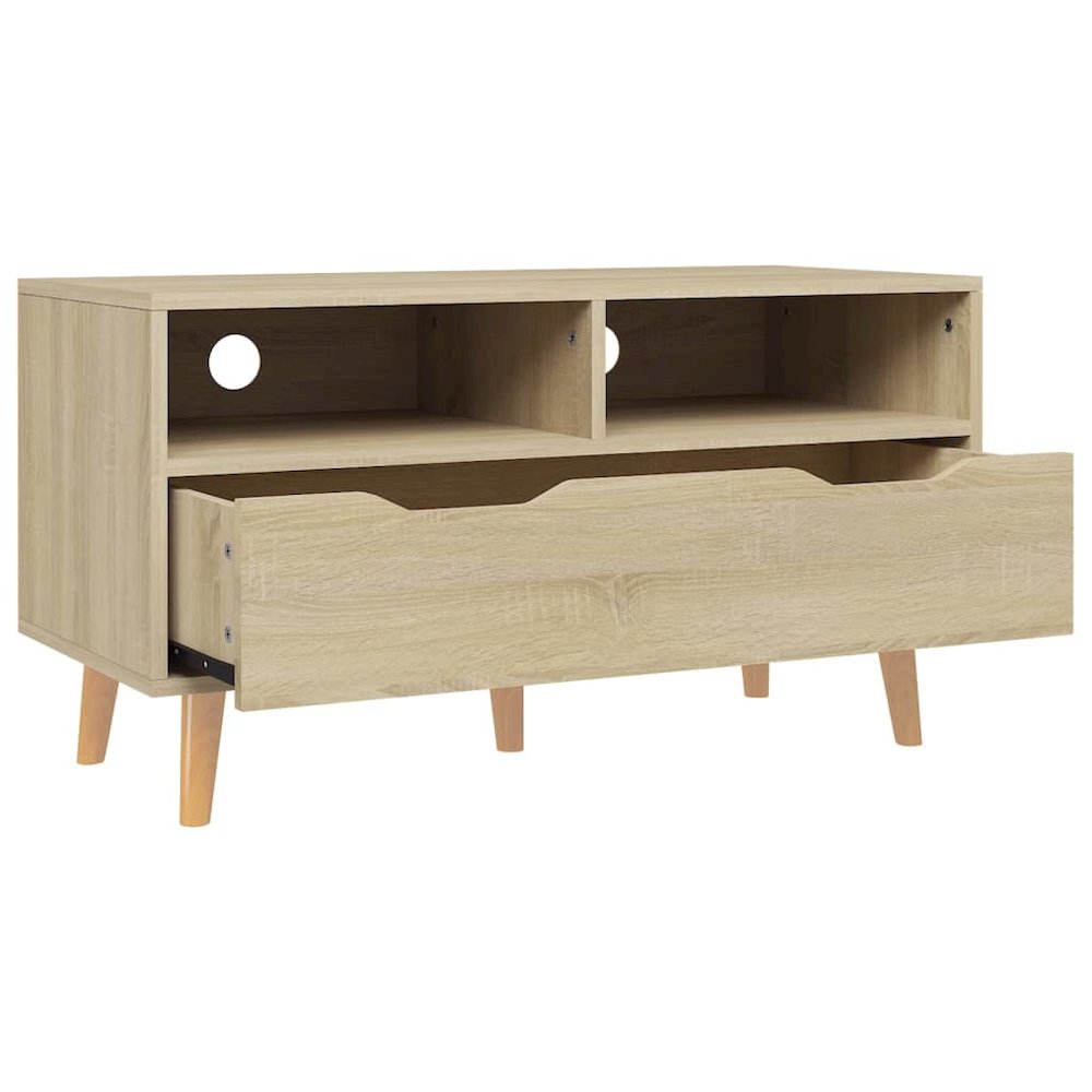 TV Cabinet Sonoma Oak Engineered wood Medium TV Cabinet