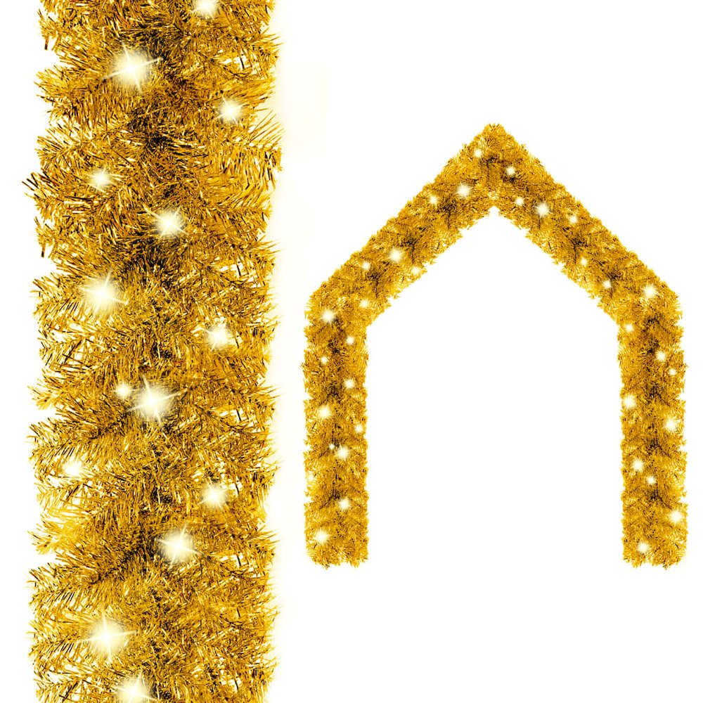 Garland Gold PVC Large Gold Christmas Garland Other