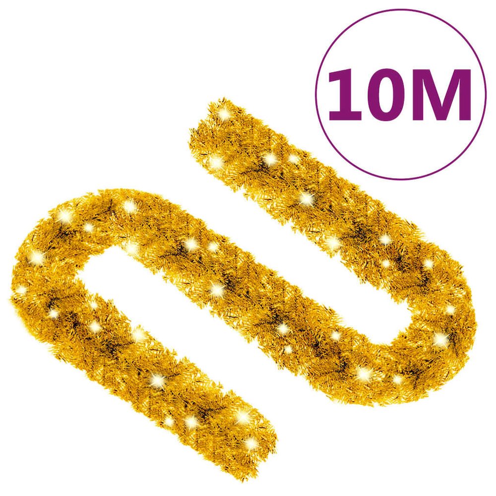 Garland Gold PVC Large Gold Christmas Garland Other