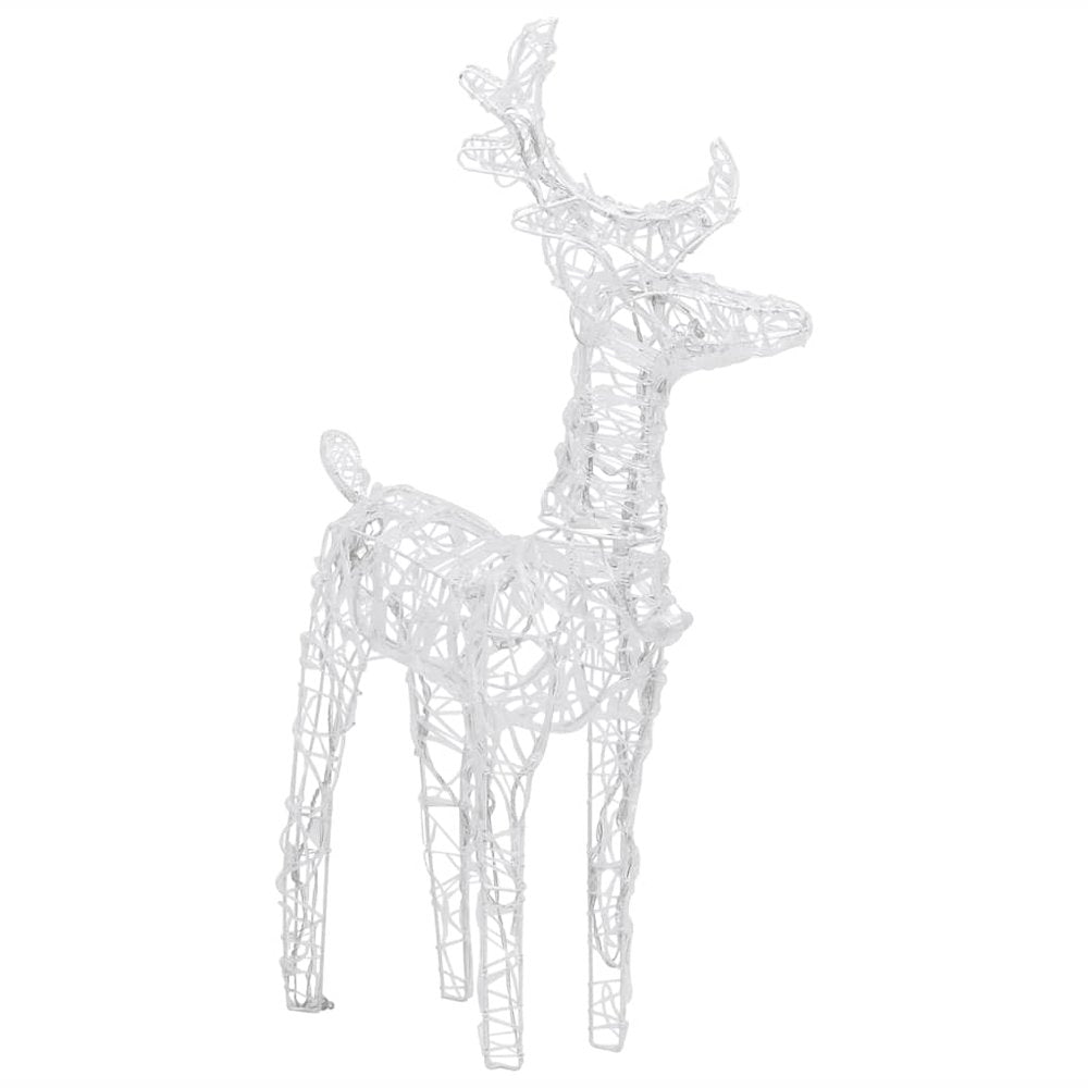 Reindeer And Sleigh Christmas Decoration Warm white