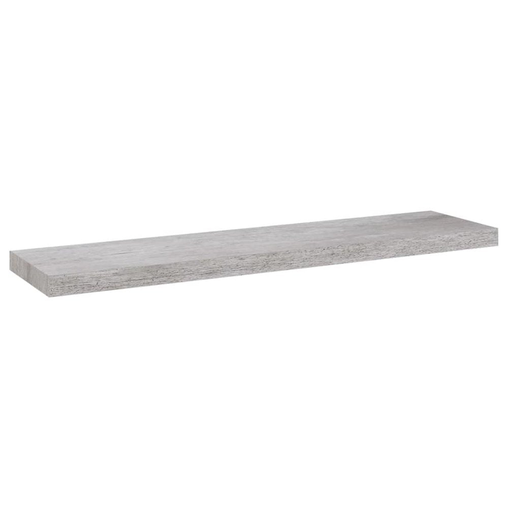 Wall Shelf Gray Honeycomb MDF, metal 35.4 in long Wall Shelf
