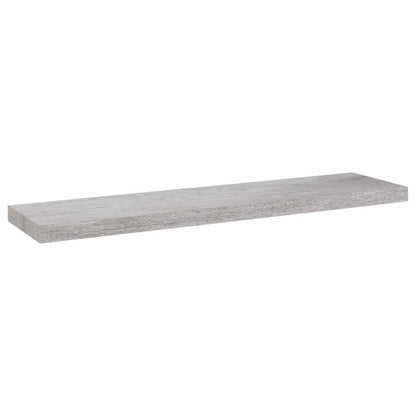 Wall Shelf Gray Honeycomb MDF, metal 35.4 in long Wall Shelf