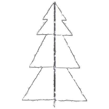 vidaXL Christmas Cone Tree 160 LEDs Indoor and Outdoor 30.7"x47.2", 328564
