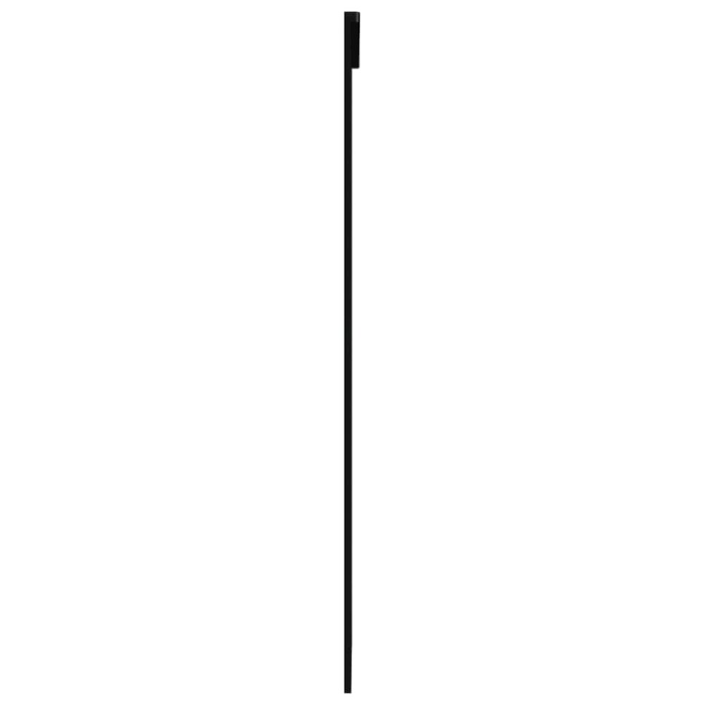 Sliding Door ESG Glass and Aluminum 35.4"x80.7" Black