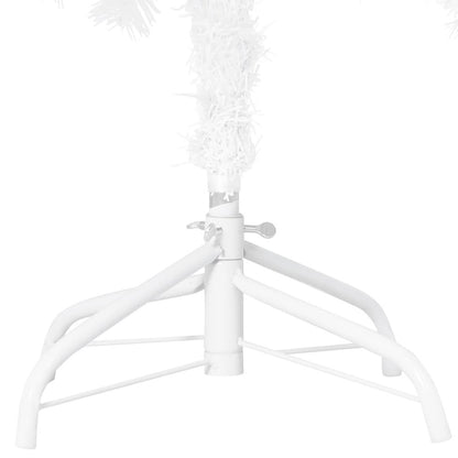 vidaXL Artificial Christmas Tree with LEDs&Ball Set White 47.2" PVC, 3077625
