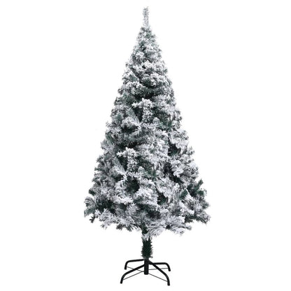 vidaXL Artificial Christmas Tree with LEDs&Ball Set Green 59.1" PVC, 3077867
