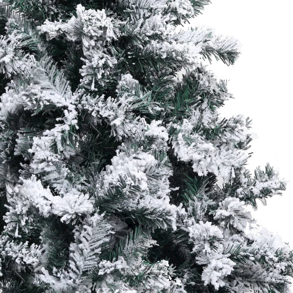vidaXL Artificial Christmas Tree with LEDs&Ball Set Green 59.1" PVC, 3077915