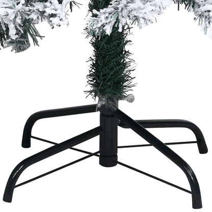 vidaXL Artificial Christmas Tree with LEDs&Ball Set Green 59.1" PVC, 3077915