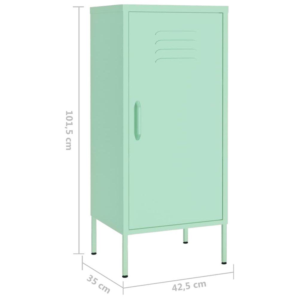 Storage Cabinet Mint Steel Medium Height-Adjustable Shelves