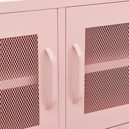TV Stand Pink 41.3"x13.8"x19.7" Steel
