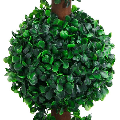 Fake Plant Mixed Green Polyethylene, solid eucalyptus wood Medium