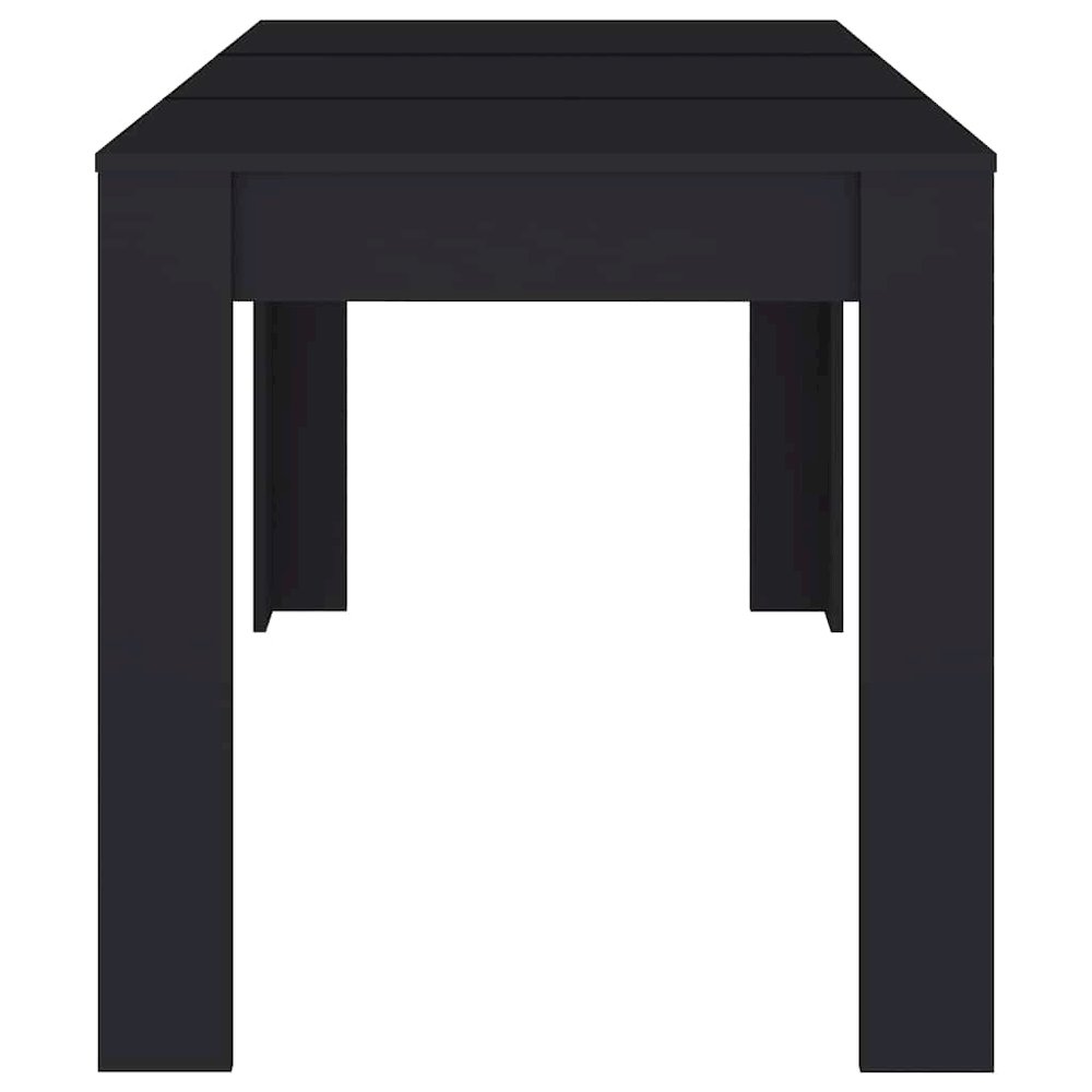 Dining Table Black Engineered wood 55.1 x 29.3 x 29.9 in Durable