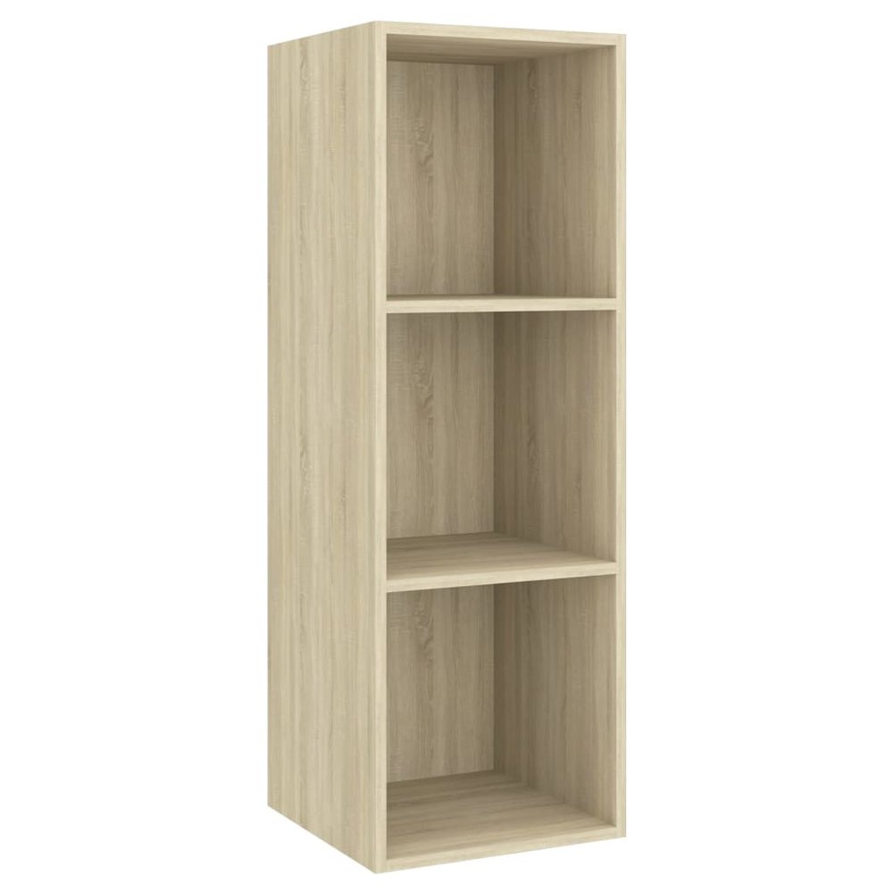 vidaXL 3 Piece TV Cabinet Set Sonoma Oak Engineered Wood, 3079757