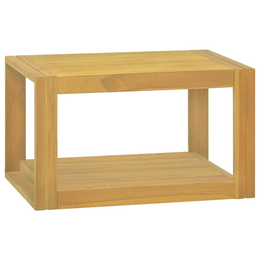 Bathroom Cabinet Natural Teak Solid Teak Wood 23.6x17.7x13.8 in