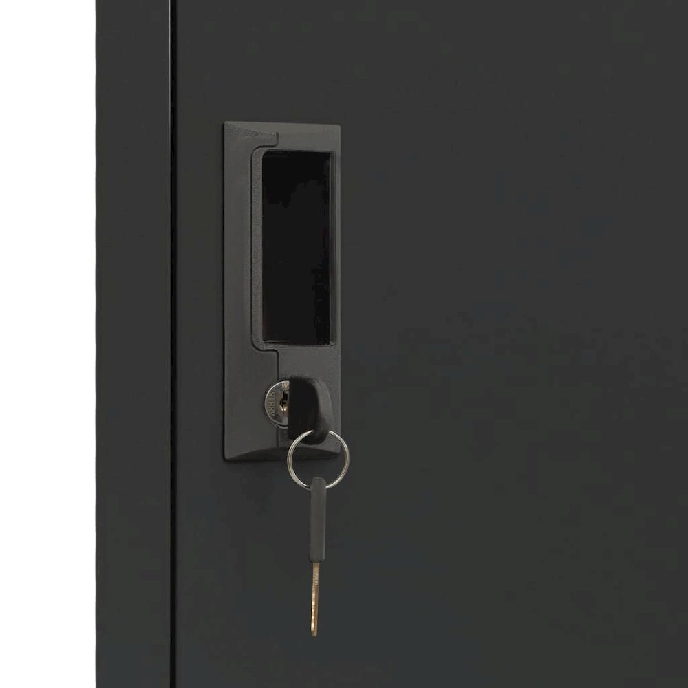 Locker Cabinet Anthracite Steel Large Locker Cabinet