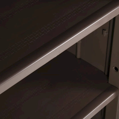 Garden Cabinet Brown 100% Polypropylene 25.6 x 17.7 x 67.7 in