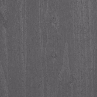 Top for Highboard Light Gray Solid Pine Wood, MDF Medium