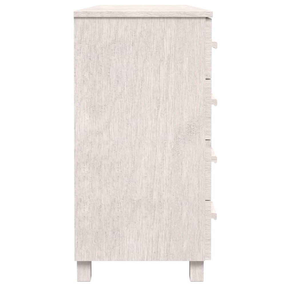 Sideboard White Solid pinewood, MDF Medium Sideboard