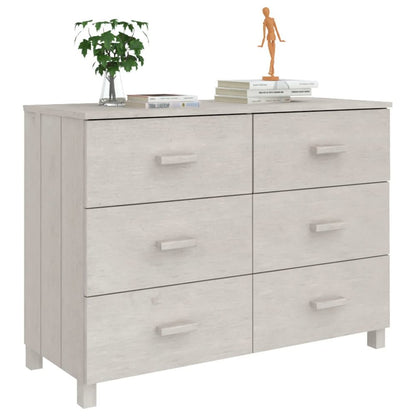 Sideboard White Solid pinewood, MDF Medium Sideboard