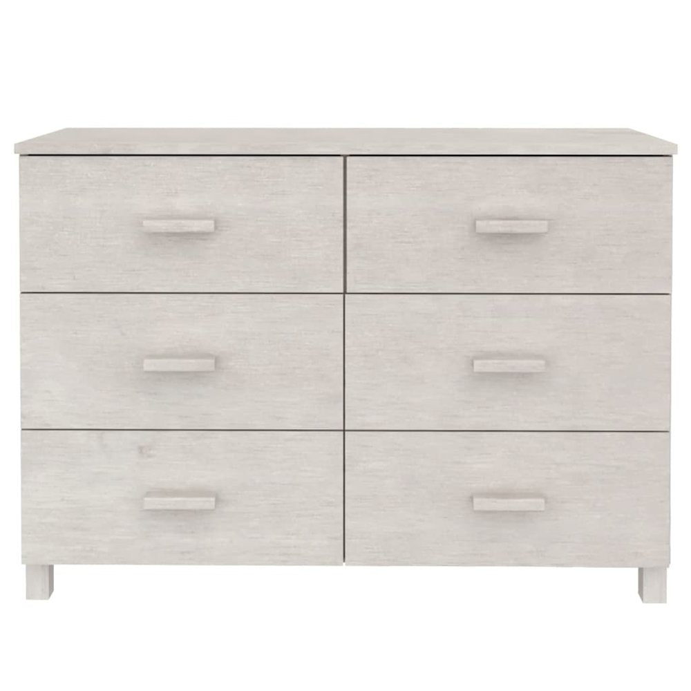 Sideboard White Solid pinewood, MDF Medium Sideboard