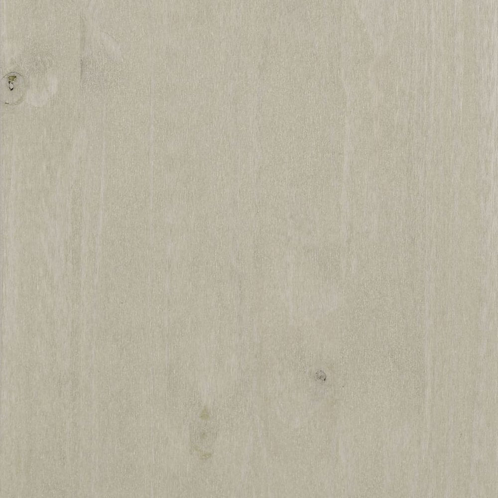 Sideboard White Solid pinewood Compact White Sideboard
