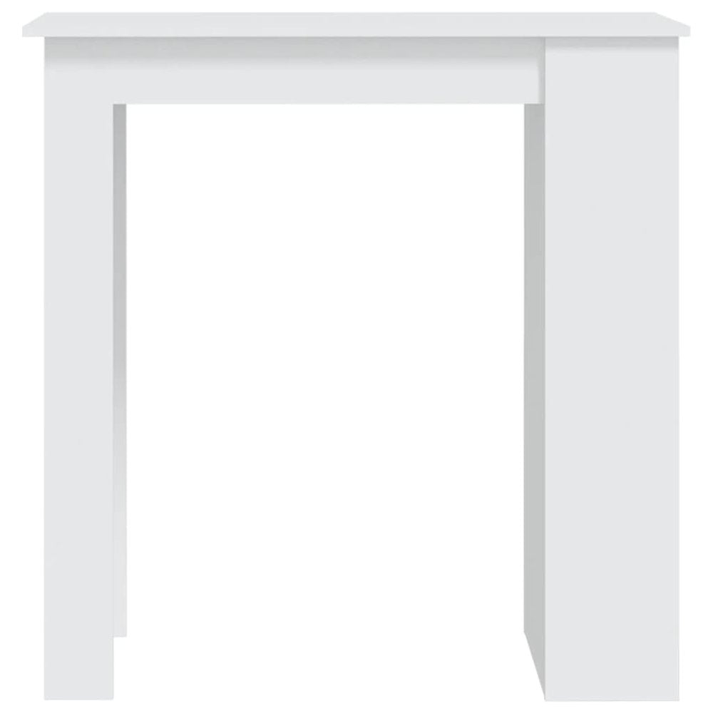 Bar Table White Engineered Wood 40.2 in x 19.7 in x 40.7 in