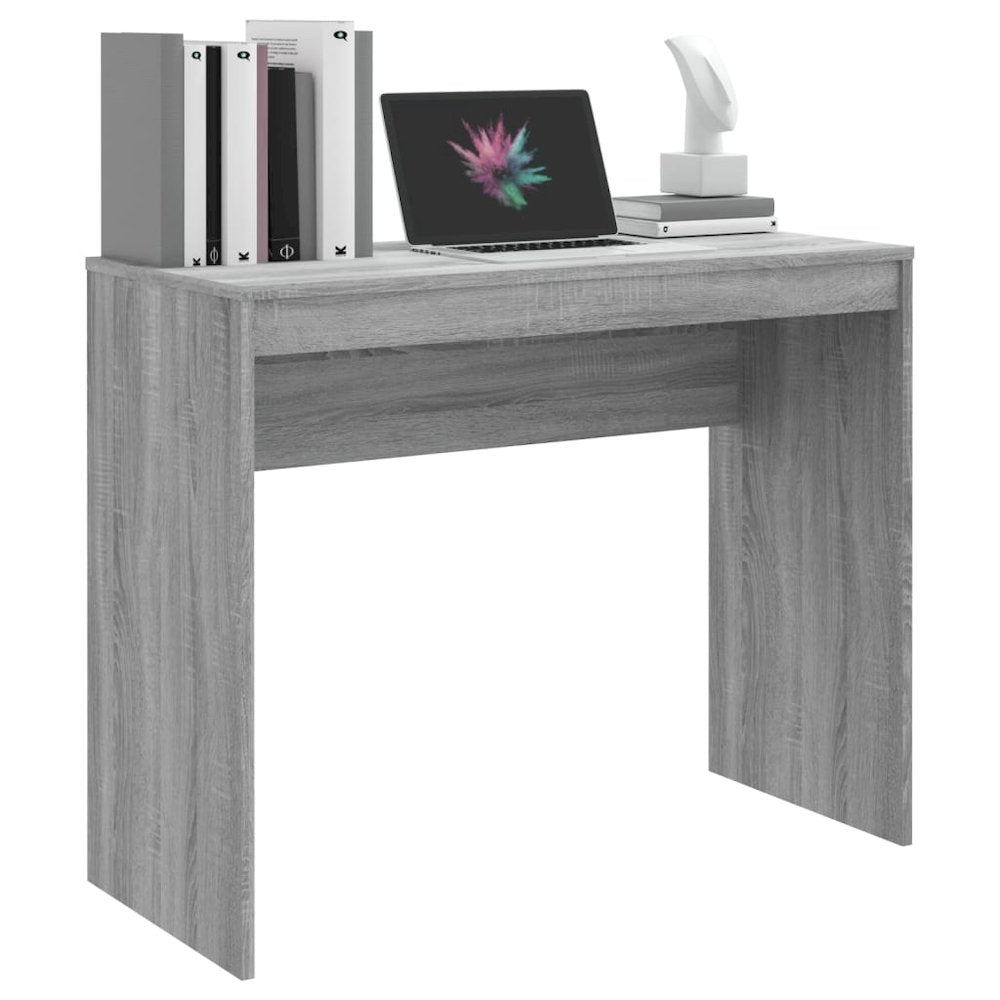 Desk Grey Sonoma Engineered wood 35.4 x 15.7 x 28.3 in Modern