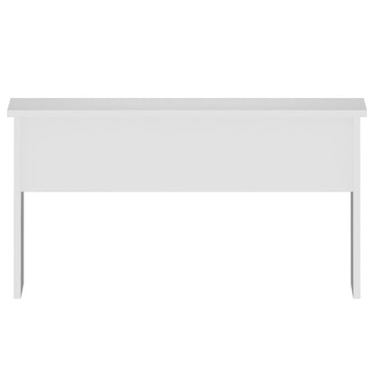 Coffee Table White Engineered wood Medium Height-Adjustable