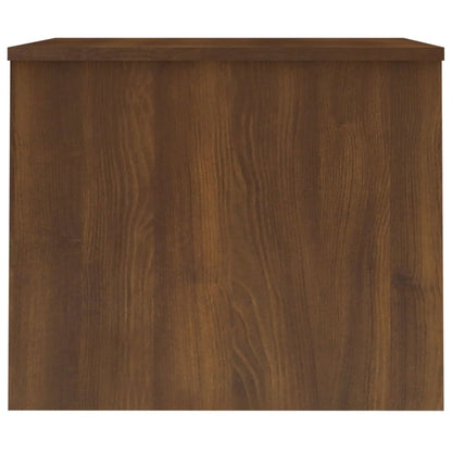 Coffee Table Brown Oak Engineered Wood Medium Height-Adjustable